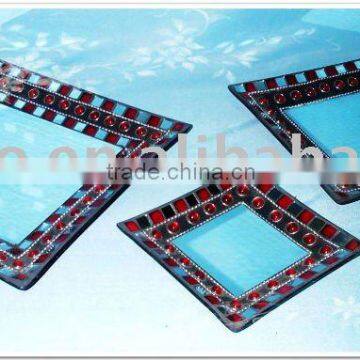 Glass Mosaic Plates/Glass Mosaic Mirror/Mosaic Tiles