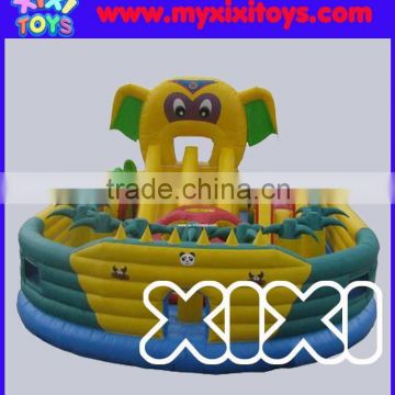 Elephant inflatable fun playground for kids