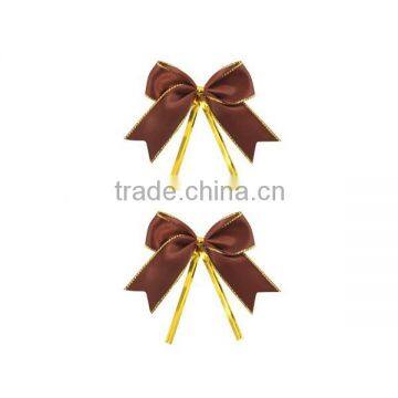 Wholesale gift pre-tied ribbon bows with twist