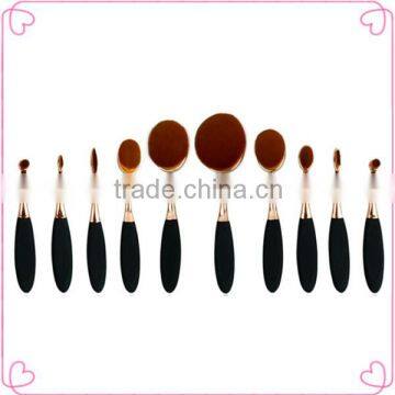 High quality toothbrush shape makeup brush set with specialized carton box