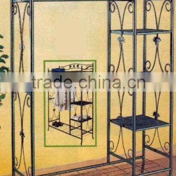 Wrought iron instant closet