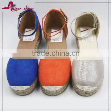 SSK16-419 new fashion cheap price jute toe handmade casual espadrille shoes                        
                                                Quality Choice