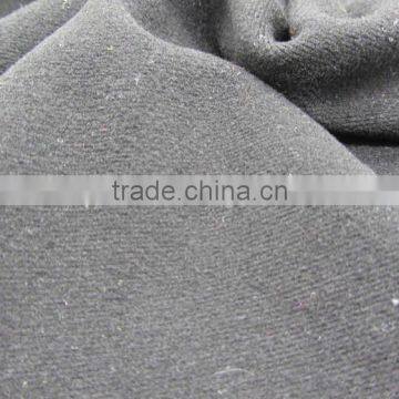 Brushed Polyester Spandex Thick T100D Milk Fiber Elastic Fleece Fabric photo-2