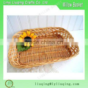 wholesale large wicker serving Display tray Food Picnic server