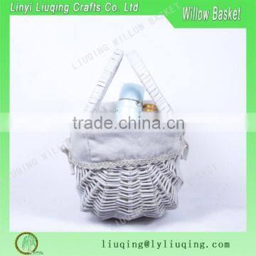 pastoralism and Noble temperament Wicker Wine Picnic Basket for red wine