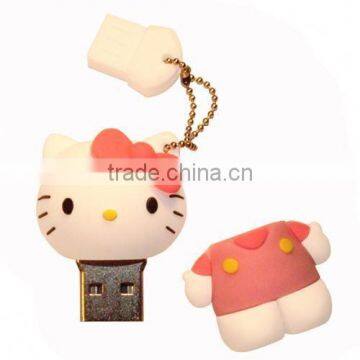 2014 new product wholesale hello kitty usb flash drive free samples made in china