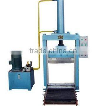 Rubber bale cutter machine