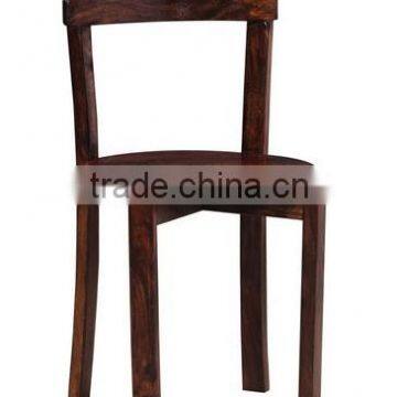 ROSEWOOD RESTAURANT DINING CHAIR , ROUND SEAT SOLID WOODEN DINING CHAIR