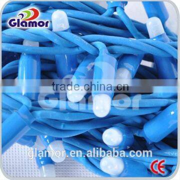 CE LED Lighting Chain With PVC or Rubber Wire for Choice