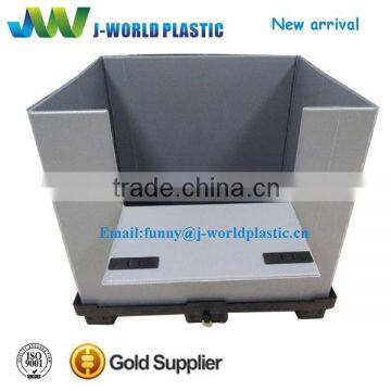 Heavy-duty Wholesale Plastic Totes With Foldable Lids