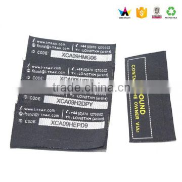 Wholesale Folding Clothing Woven Label Clothing label Printing