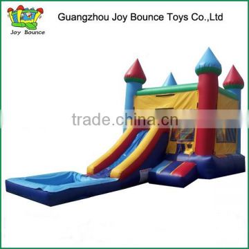 moonwalks with water slide inflatable castle trampoline ,manufacture in china castle for kid