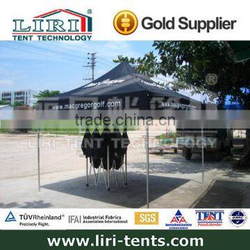 3*3m Series Black Pop up Folding Tent with Print Logo