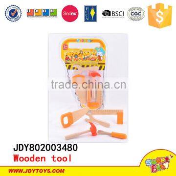 wood figure Construction Tools Set for Kids Games Wooden Educational Toys for Children