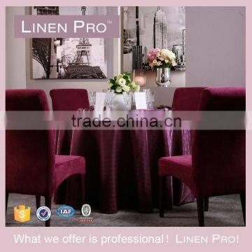 Linen Pro Purple White High End 5 Star Restaurant and Hotel Table Linen Table Cloth photo-4