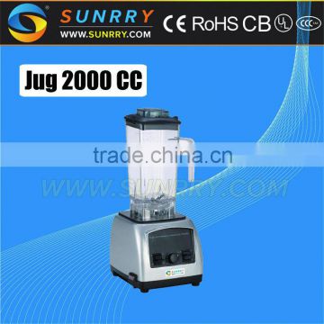 Electric blender motor 1500W electric vegetable chopper blender jug capc.2000CC mini electric blender for CE (SY-BL15H SUNRRY)