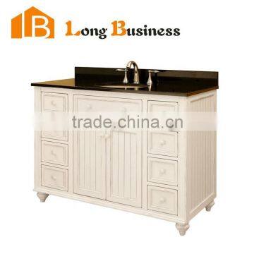 LB-LX2029 Newest fashionable solid wood cabinets, bathroom storage with good price