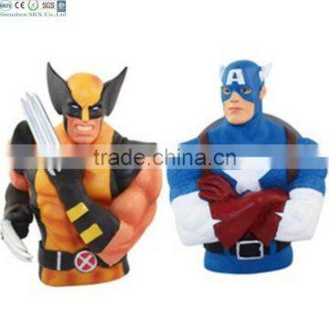 shenzhen plastic superhero kids money box