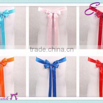 YHA#70 ribbon sash band - polyester banquet wedding wholesale table cloth cover chair cover sash band