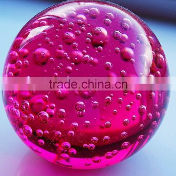 Colorful k9 crystal ball , Crystal glass ball for home decorations