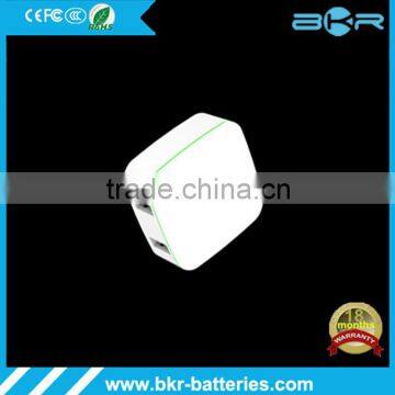 4.8A Dual Twin 2 Port USB Charger US Mains Wall Plug Adapter