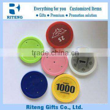 Hot Sale Smooth Sticker Custom Made Casino Chips