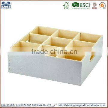 antique bottle wooden crate with silk-screen printing, wooden storage box