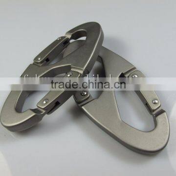 Metal S shape carabiner hook,carabiner clip buckle,key chain