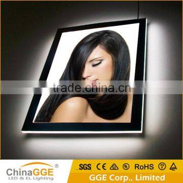 Aluminum frame magnetic open front panel led light box