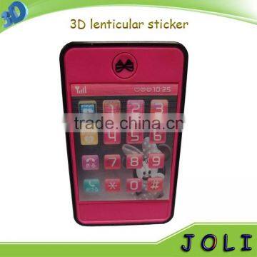 custom logo Lenticular stickers /3d lenticular sticker printing