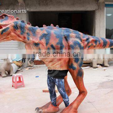 Walking robotic lifelike adult dinosaur costume