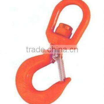 lifting swivel hook with latch