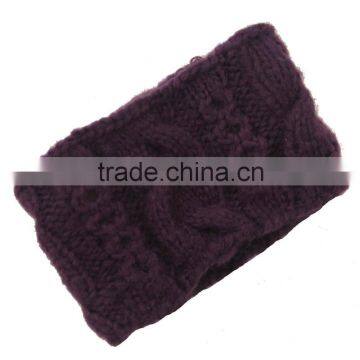 New Europe and America Bohemian Winter Warmer Twist Caps Wool Knit Headband Women Crochet Knit Headband Quality Choice photo-2