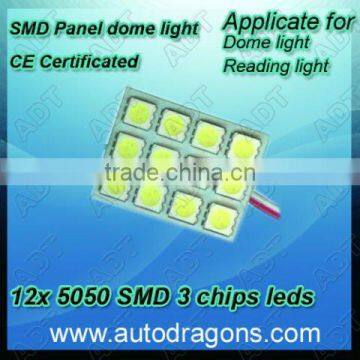 12x5050 SMD LED interior smd panel dome light