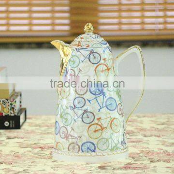 Wholesale dinnerware 800ml ceramic thermos bottle, thermos baby bottle