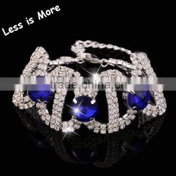 Silver & Gold Daily Fashion Alloy Crystal Bracelets Jewelry photo-2