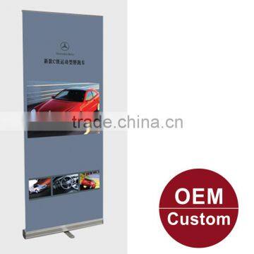 portable roll up banner & self rolling banner