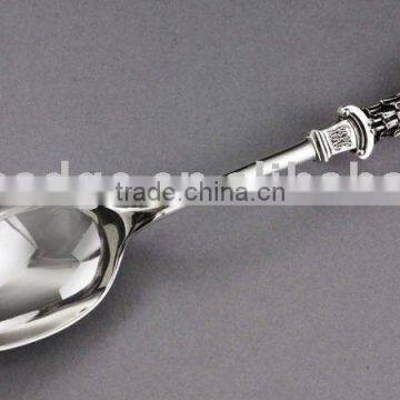 goddess cheapest spoon with silver plated/antique brass plated