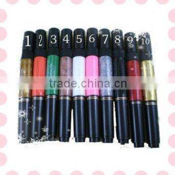2-Way Natural And False Nail Art Brush Pen Varnish Polish 10 Colors to choose HN1222
