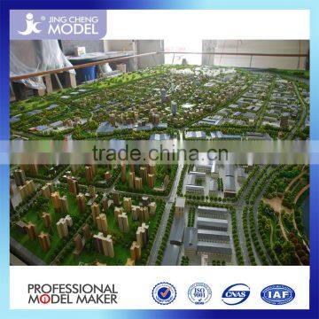 Miniature city planning model for project bidding , resin architecture model building