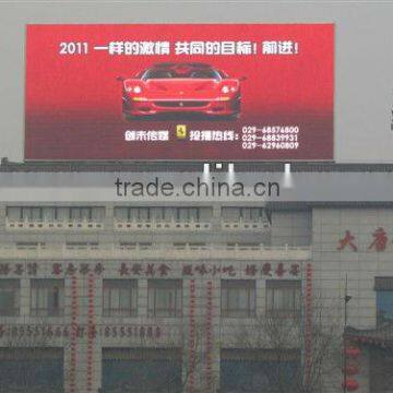 Beijing China---outdoor advertising p10 led display full color with steel cabinets,fixed installation led screen