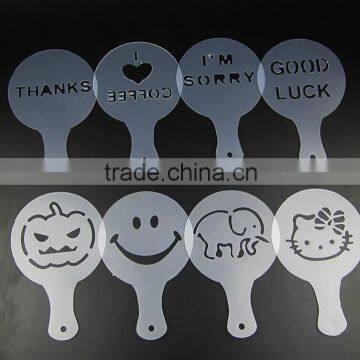 food grade plastic coffee stencil for Halloween                        
                                                Quality Choice