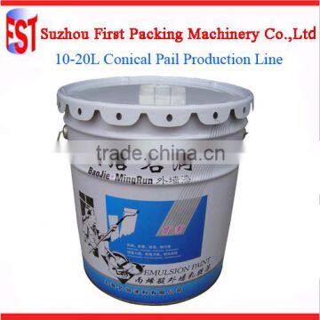 10-20L Round Cans Production Line/Semi-Automatic Tin Can Packing Line