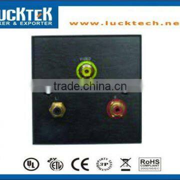Faceplate audio video data.