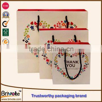 Customized from Dongguan folding paper hand bag