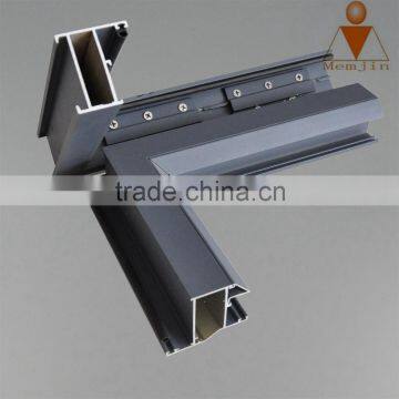 high performance aluminium window frame and glass