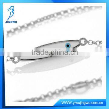 China High Quality 925 Silver Custom Charm Bracelet With Eye Pendant