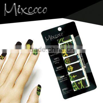 Fashion Nail Art Colorful Cut Nail Sticker For Nail Art                        
                                                Quality Choice