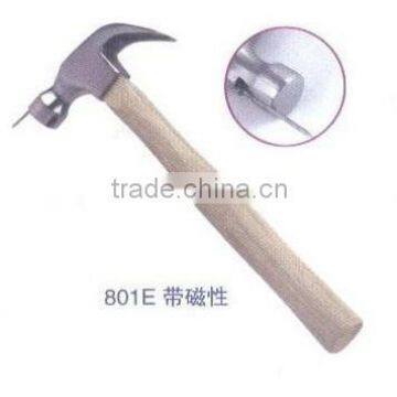 American type wooden handle with magnet CLAW HAMMER 801E