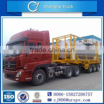 20ft DTA OEM YELLOW PHOSPHORUS TRANSPORT VEHICLE TANK TRUCK TRAILER FOR SALE